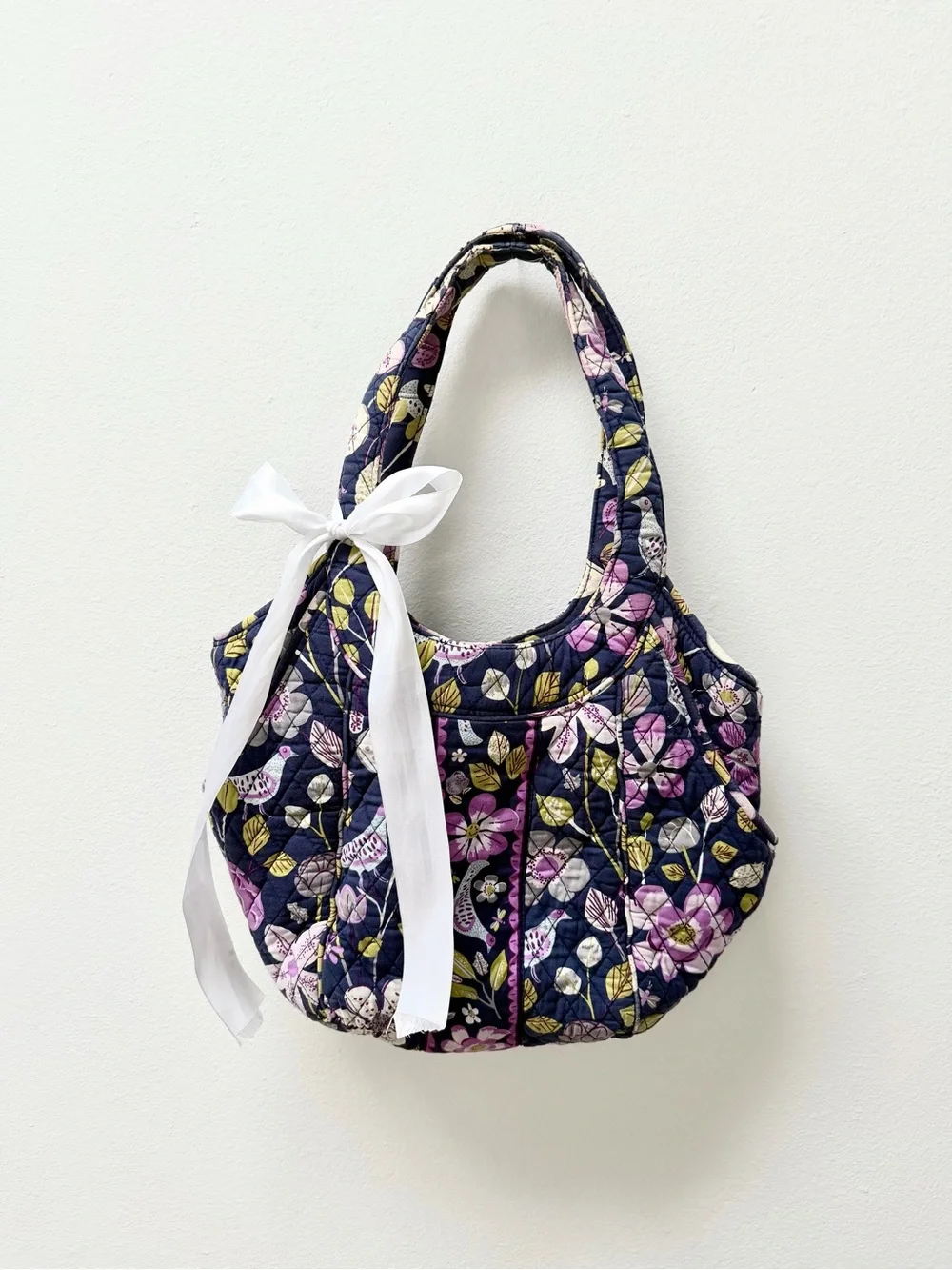 Vera Bradley Floral Nightingale Y2K Cottagecore Coquette Retired Tote Bag